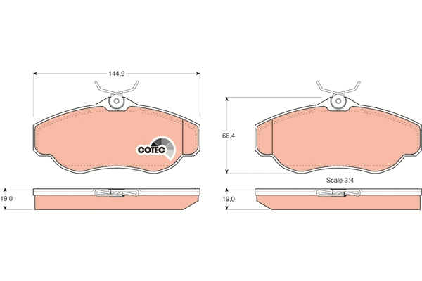 Brake Pad Set, disc brake
