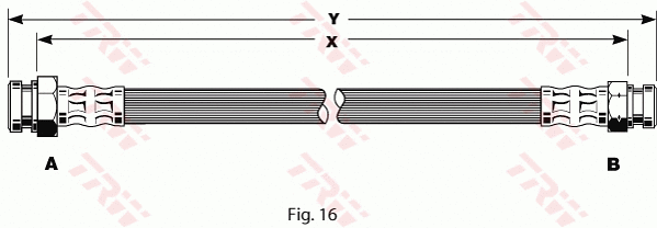 Brake Hose (PHA110)