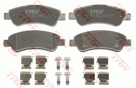 Brake Pad Set, disc brake (GDB1682)