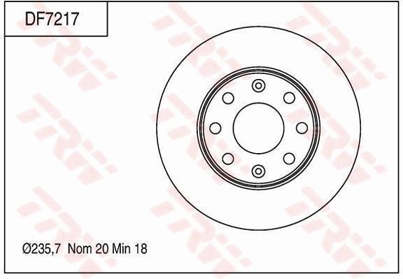 Brake Disc (DF7217)