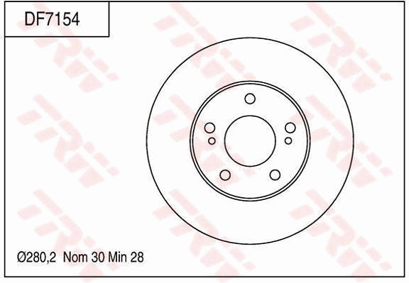 Brake Disc (DF7154)