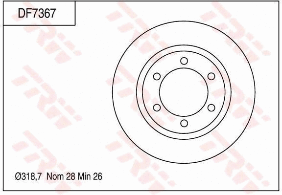 Brake Disc (DF7367)