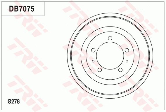 Brake Drum (DB7075)