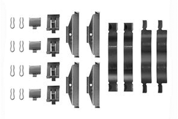 Accessory Kit, disc brake pad (PFK184)