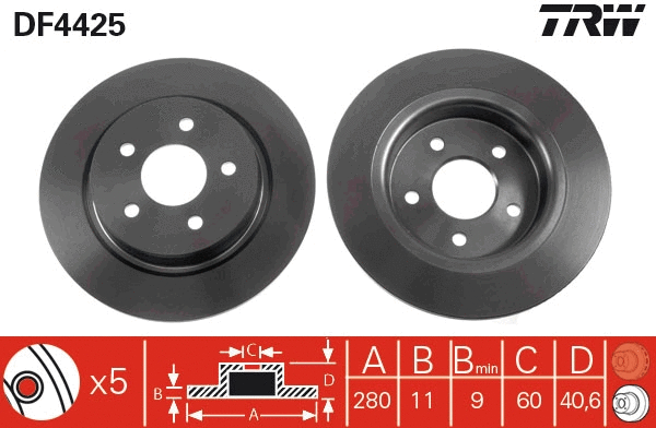 Brake Disc (DF4425)