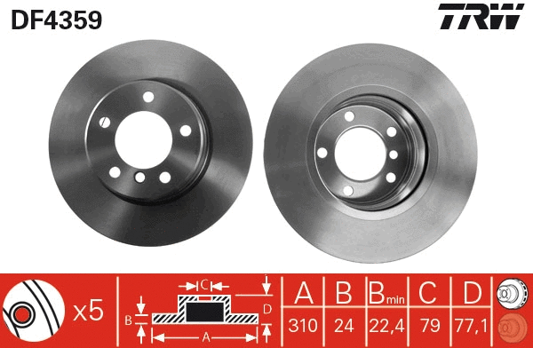 Brake Disc (DF4359)