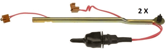 Warning Contact, brake pad wear (GIC5020)