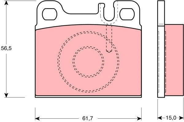 Brake Pad Set, disc brake (GDB1331)