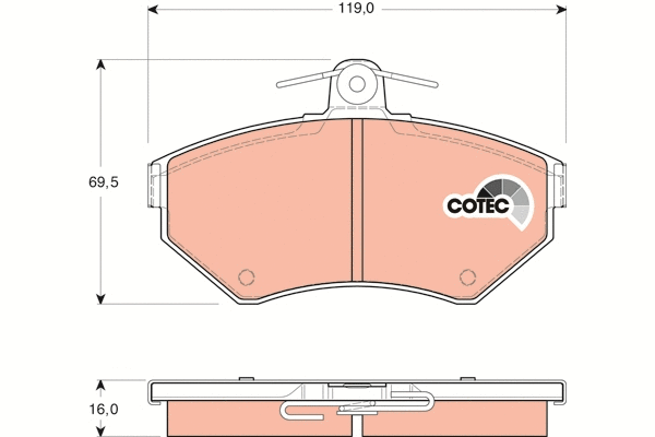Brake Pad Set, disc brake