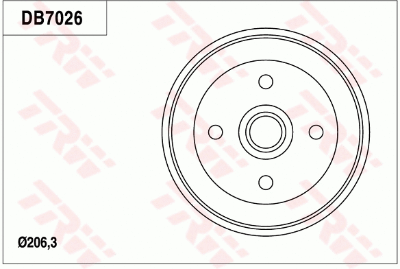 Brake Drum (DB7026)
