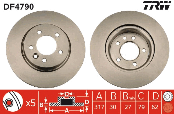 Brake Disc (DF4790)