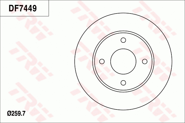 Brake Disc (DF7449)