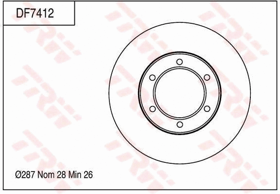 Brake Disc (DF7412)