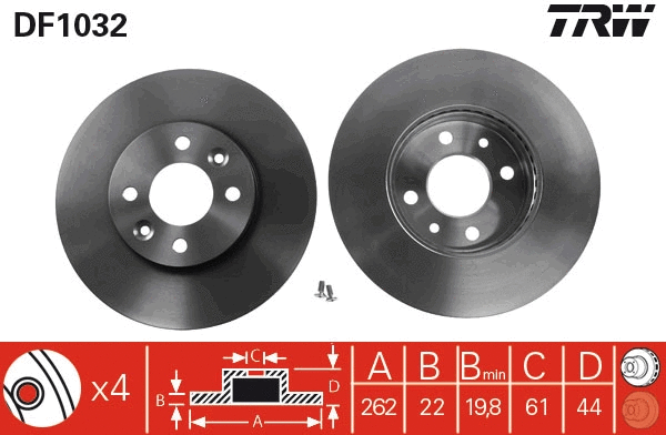 Brake Disc (DF1032)