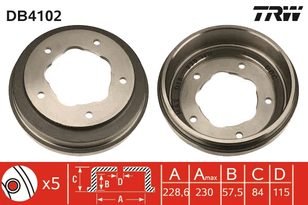 Brake Drum (DB4102)