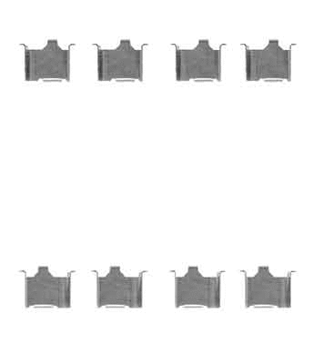 Accessory Kit, disc brake pad (PFK393)