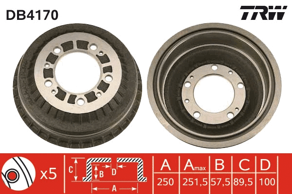 Brake Drum (DB4170)