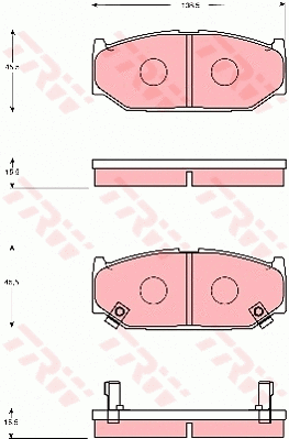 Brake Pad Set, disc brake (GDB7691)