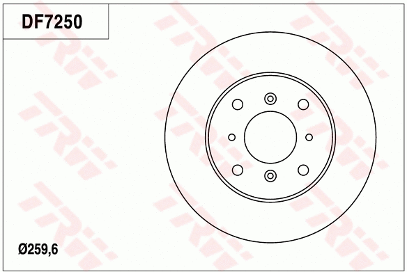 Brake Disc (DF7250)