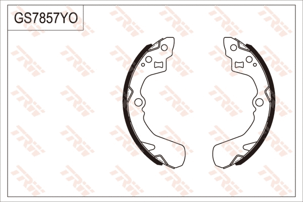 Brake Shoe Set (GS7857)