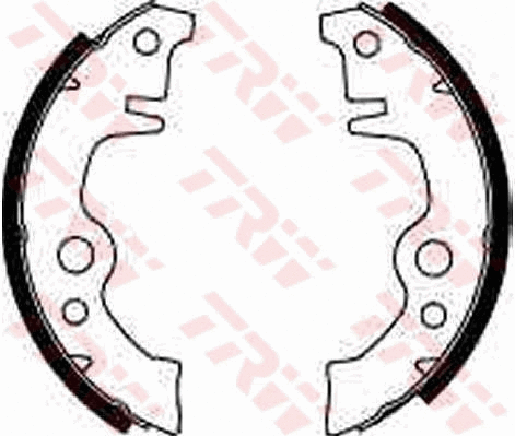 Brake Shoe Set (GS8021)