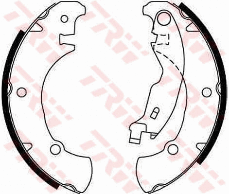 Brake Shoe Set (GS8654)