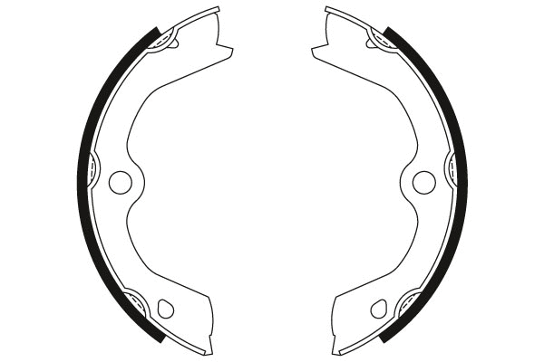Brake Shoe Set, parking brake
