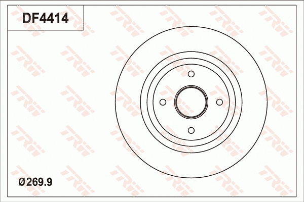 Brake Disc (DF4414)