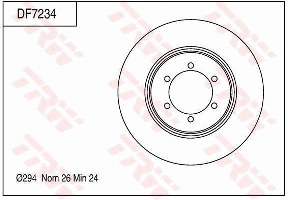 Brake Disc (DF7234)