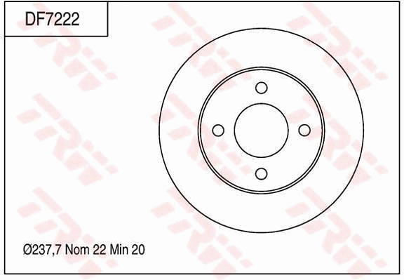 Brake Disc (DF7222)