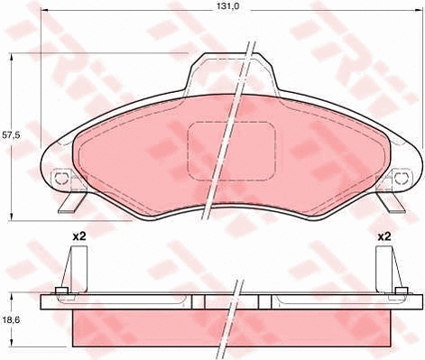Brake Kit, disc brake (GTD1086)
