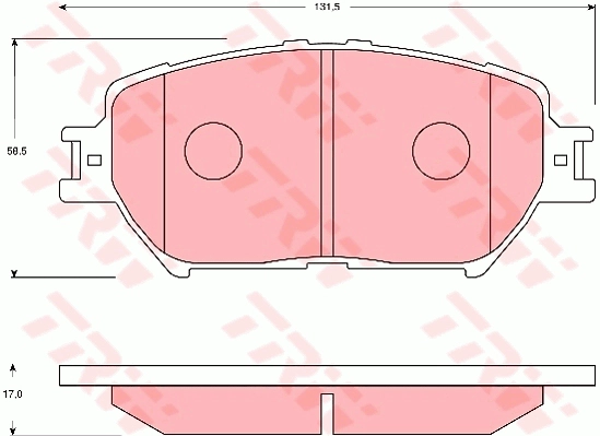 Brake Pad Set, disc brake (GDB7224AT)