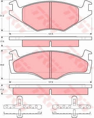 Brake Kit, disc brake (GTD1051)