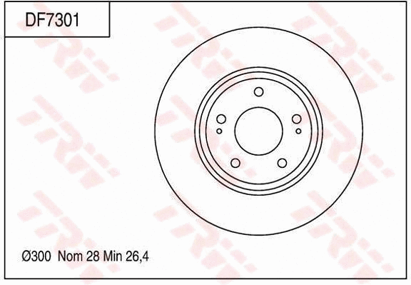Brake Disc (DF7301)