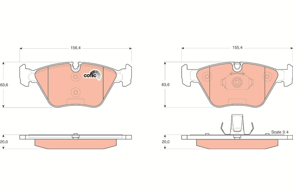 Brake Pad Set, disc brake (GDB1531)