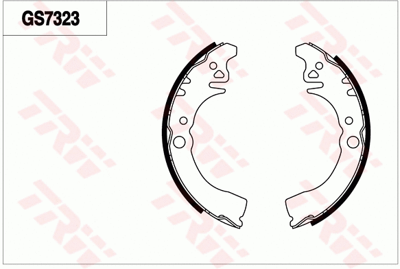 Brake Shoe Set (GS7323)