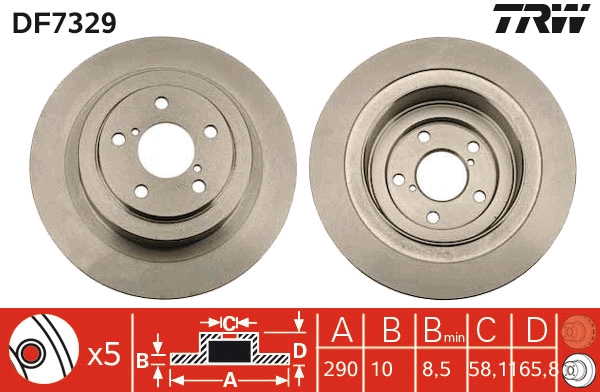 Brake Disc (DF7329)