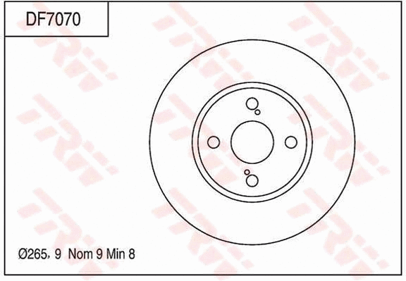 Brake Disc (DF7070)