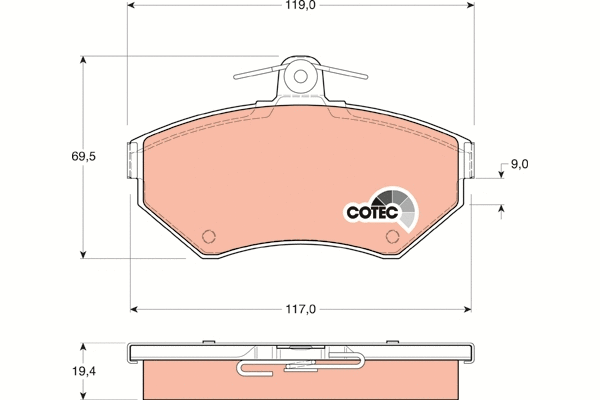 Brake Pad Set, disc brake