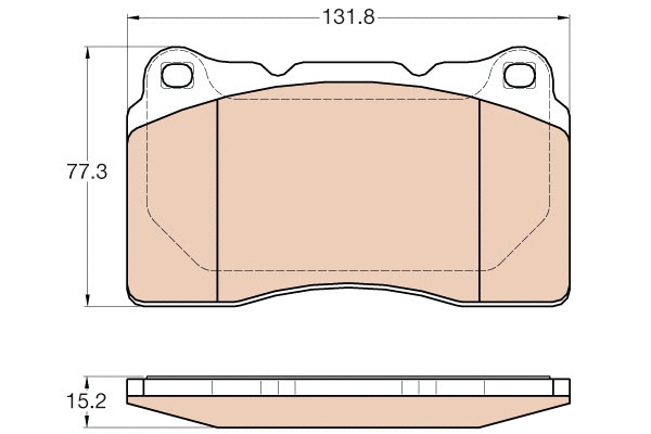Brake Pad Set, disc brake (GDB2007)