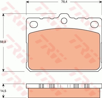 Brake Pad Set, disc brake (GDB7566)