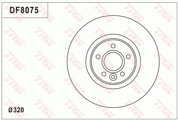 Brake Disc (DF8075S)
