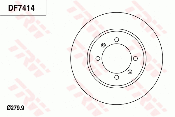 Brake Disc (DF7414)