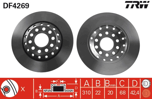 Brake Disc (DF4269)