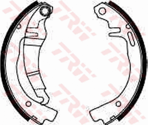 Brake Shoe Set (GS8144)
