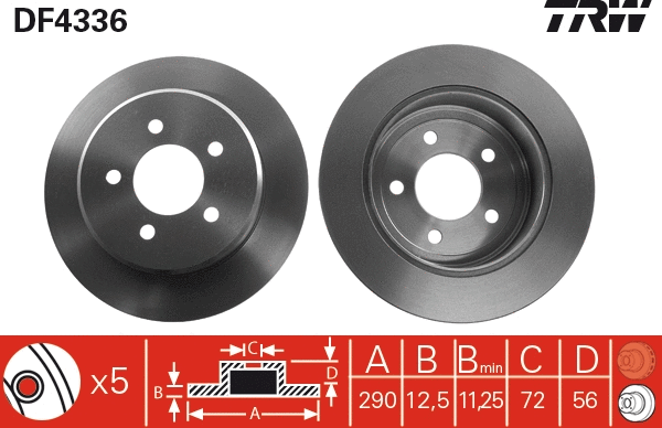 Brake Disc (DF4336)