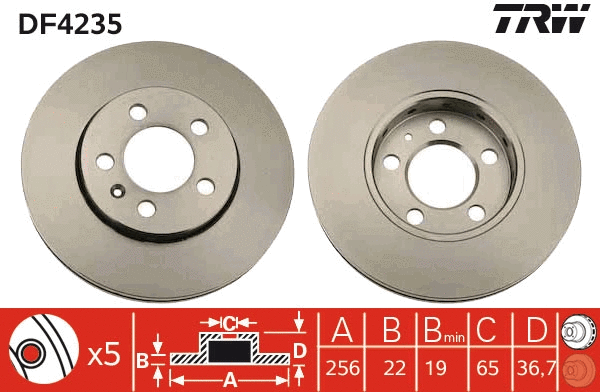Brake Disc (DF4235)