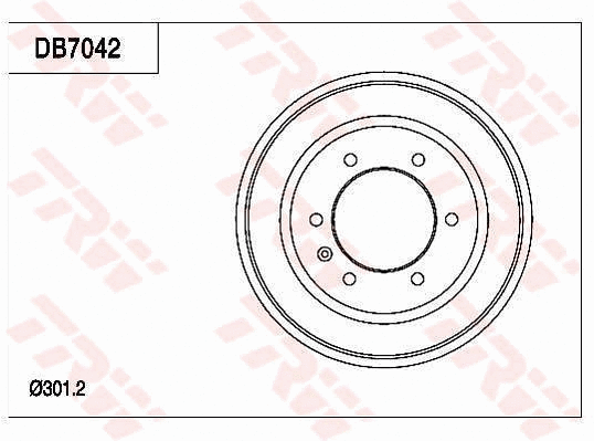 Brake Drum (DB7042)