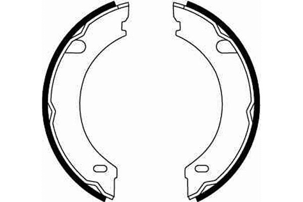 Brake Shoe Set, parking brake