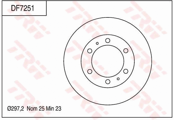 Brake Disc (DF7251)
